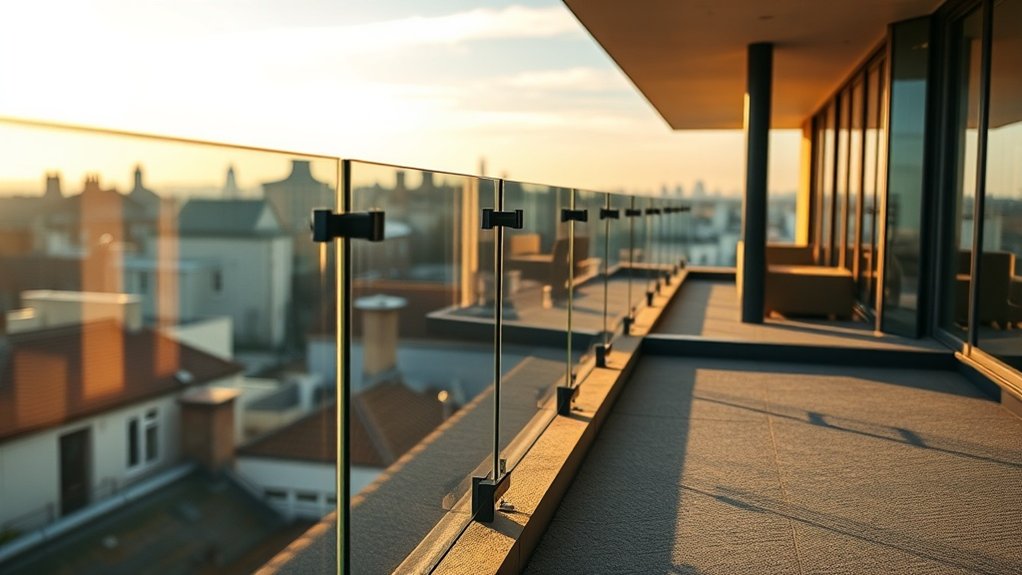 Terrace Glass Balustrades Belgravia